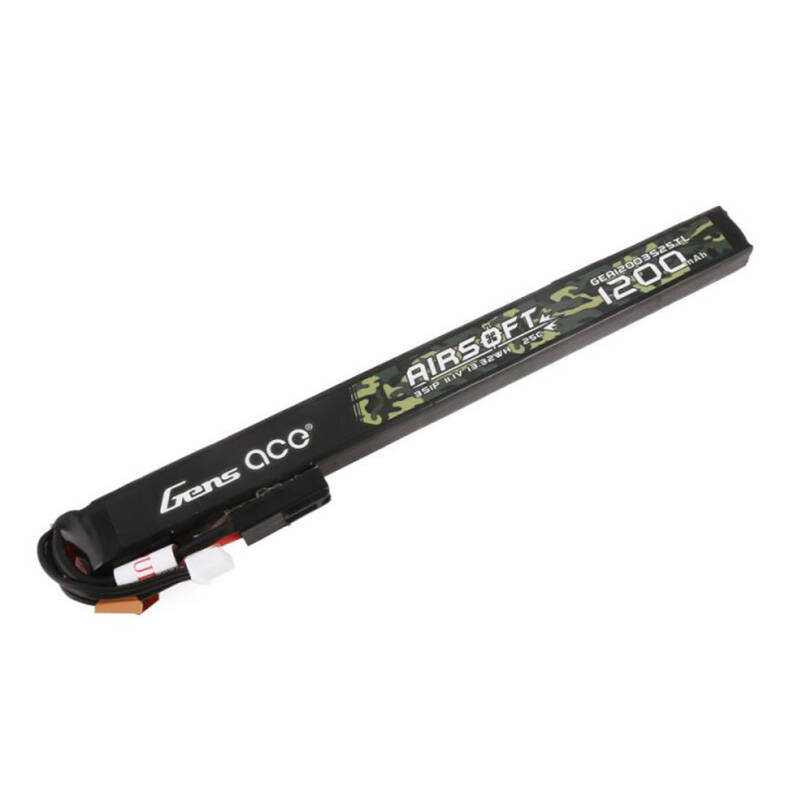Cumpara acum Gens ace 25C 1200mAh 3S1P 11.1V Airsoft Gun Lipo Baterie cu mini Tamiya Plug Dimensiune lungă de la Mesterul Minune