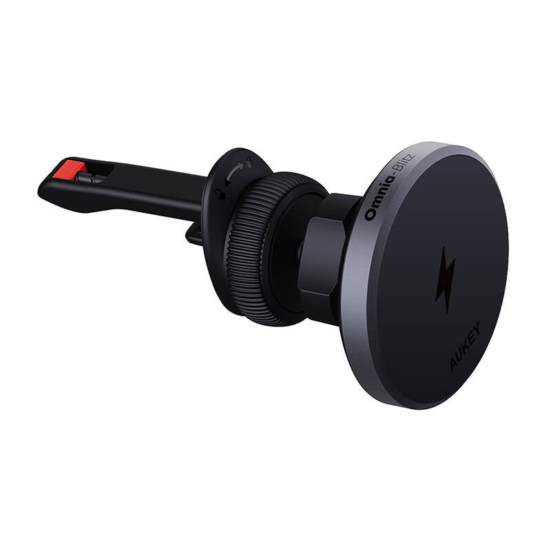 Cumpara acum Suport auto pentru telefon Aukey HD-MC13, cu încărcător 15W Qi2 (negru) de la Mesterul Minune