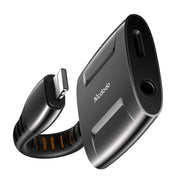Cumpara acum Adaptor de la Lightning la Lightning + AUX 3.5mm mini jack, Mcdodo CA-6340 (negru) de la Mesterul Minune