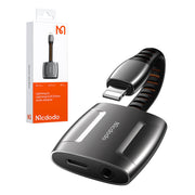 Cumpara acum Adaptor de la Lightning la Lightning + AUX 3.5mm mini jack, Mcdodo CA-6340 (negru) de la Mesterul Minune