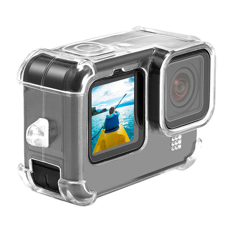 Cumpara acum Husă cu capac pentru obiectiv și curea de gât PULUZ pentru GoPro Hero 9 / 10 / 11 de la Mesterul Minune