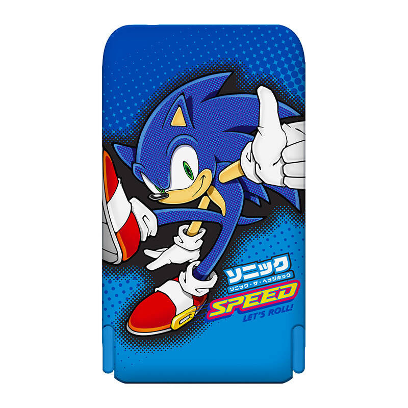 Cumpara acum Powerbank magnetic OTL 5000 mAh, USB-C 15W, Sonic The Hedgehoh cu suport (albastru) de la Mesterul Minune