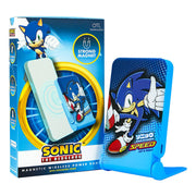 Cumpara acum Powerbank magnetic OTL 5000 mAh, USB-C 15W, Sonic The Hedgehoh cu suport (albastru) de la Mesterul Minune
