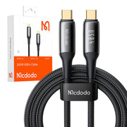 Cumpara acum Mcdodo CA-2990 Cablu USB-C la USB-C, PD 140W, 1.2m (negru) de la Mesterul Minune