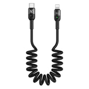 Cumpara acum Mcdodo CA-1960 Cablu cu arc USB-C către Lightning, 36W, 1,8 m (negru) de la Mesterul Minune