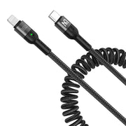Cumpara acum Mcdodo CA-1960 Cablu cu arc USB-C către Lightning, 36W, 1,8 m (negru) de la Mesterul Minune