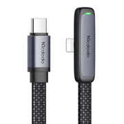 Cumpara acum USB-C la cablu unghiular Lightning Mcdodo CA-3351, 1.8m (negru) de la Mesterul Minune