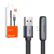 Cumpara acum Mcdodo CA-2790 Cablu unghiular USB la Lightning, 1,2 m (negru) de la Mesterul Minune