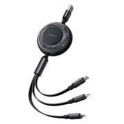 Cumpara acum Cablu 3 în 1 USB-C către USB-C / Lightning / Micro USB, Mcdodo CA-3730, 1,2 m (negru) de la Mesterul Minune