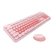 Cumpara acum MOFII Sweet New 2.4G Wireless Keyboard + Mouse Set (Roz) de la Mesterul Minune