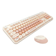 Cumpara acum MOFII Sweet New 2.4G Wireless Keyboard + Mouse Set (Orange) de la Mesterul Minune