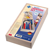 Pebaro 452, Set traforaj, ambalat in cutie de lemn, 23 piese