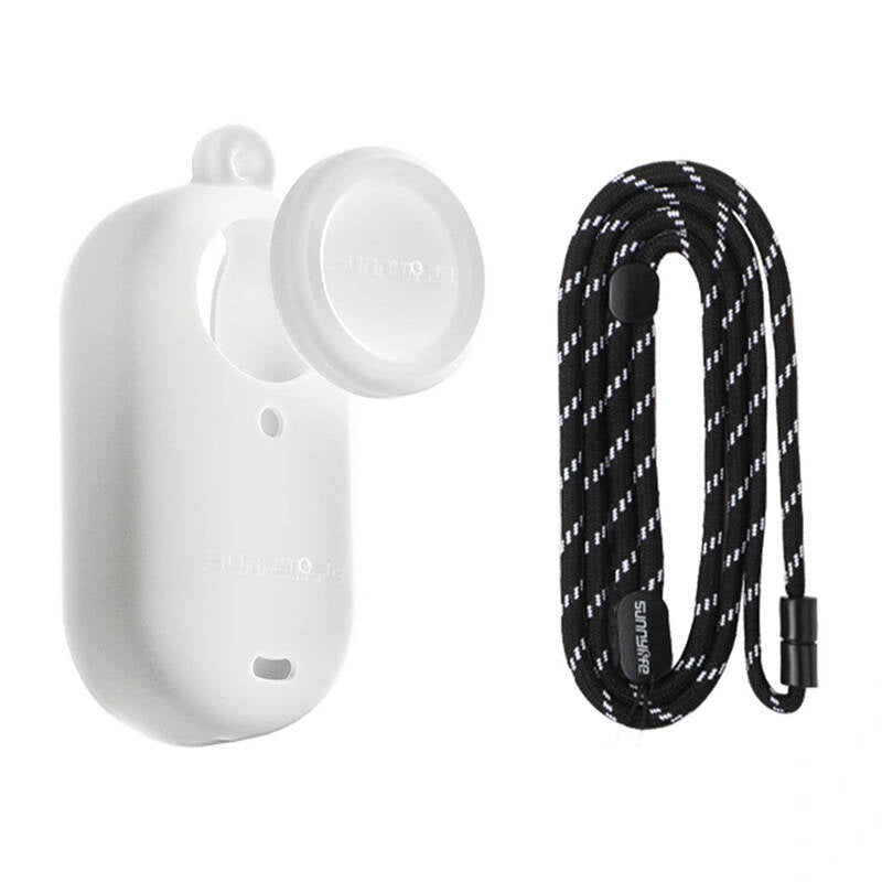 Cumpara acum Husă din silicon cu lesă Sunnylife pentru Insta360 GO 3S (alb) de la Mesterul Minune