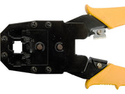 CLEȘTE PENTRU SERTIZAREA MUFELOR RJ45, RJ10, RJ11 VOREL 45504