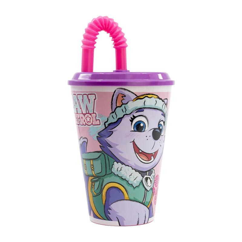 Cumpara acum Pahar de apă cu pai pentru copii STOR 74530 430 ml Paw Patrol Skye (roz) de la Mesterul Minune