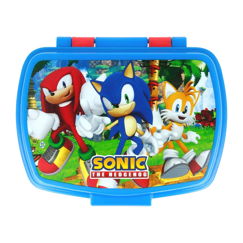 Cumpara acum Cutie de prânz pentru copii STOR 40574 450 ml Sonic the Hedgehoh (albastru și roșu) de la Mesterul Minune
