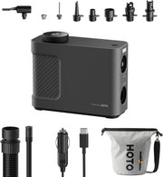 Cumpara acum Compresor portabil, pompă HOTO QWCQB002 (3x 2500 mAh, 150 PSI, 350 L, 12V) de la Mesterul Minune