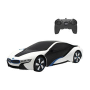 Cumpara acum RASTAR R/C 1:24 BMW i8 mașină controlată de la distanță - sensibilă la UV (alb și galben) de la Mesterul Minune