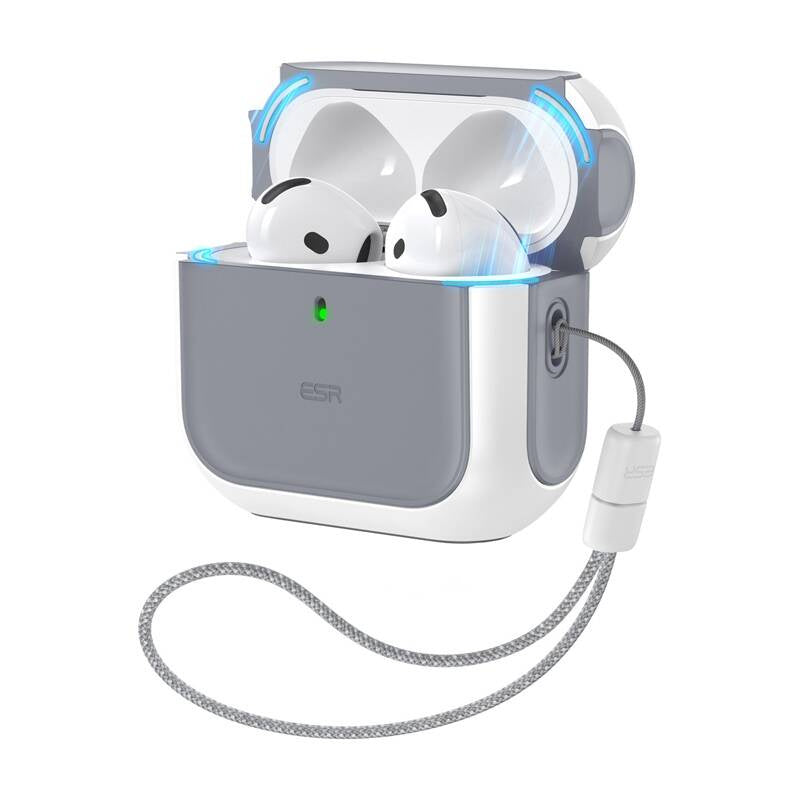 Cumpara acum Husă AirPods 4 Orbit Hybrid (alb) de la Mesterul Minune