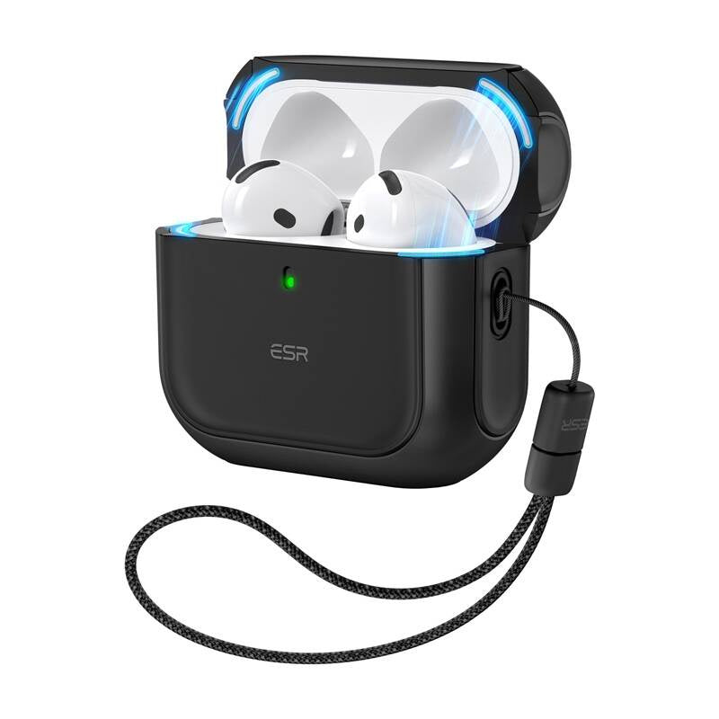 Cumpara acum Husă AirPods 4 Orbit Hybrid (negru) de la Mesterul Minune