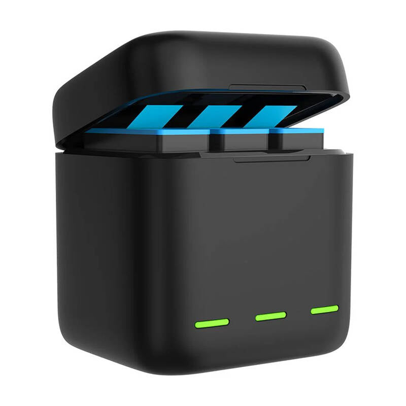 Cumpara acum Box Telesin încărcător cu trei canale +2 baterii pentru GoPro Hero 12 / 11 / 10 / 9 de la Mesterul Minune