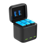 Cumpara acum Box Telesin încărcător cu trei canale +2 baterii pentru GoPro Hero 12 / 11 / 10 / 9 de la Mesterul Minune