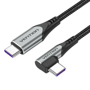 Cumpara acum Vention TAKHF USB-C la USB-C 5A cablu unghiular (gri) de la Mesterul Minune