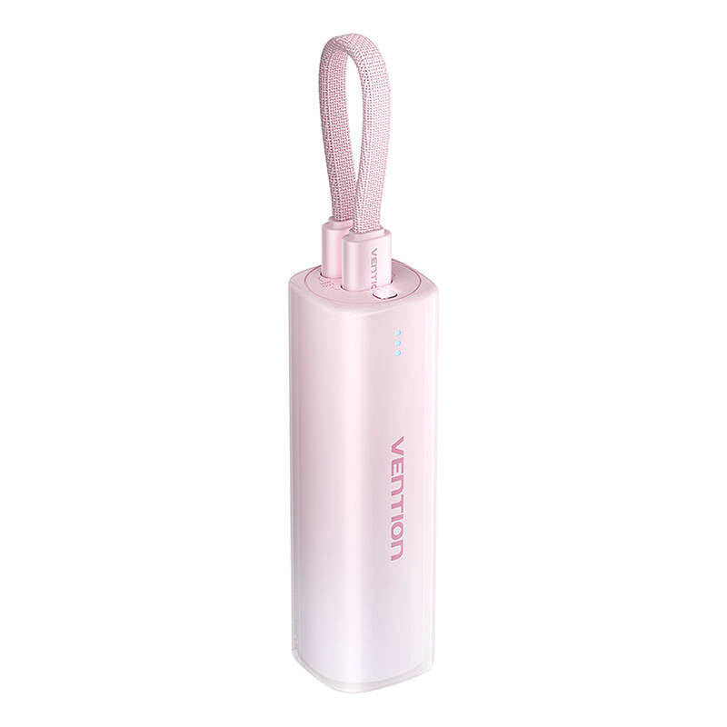 Cumpara acum Powerbank 5000mAh Vention FHWR0 20W + cablu USB-C la Lightning (roz) de la Mesterul Minune