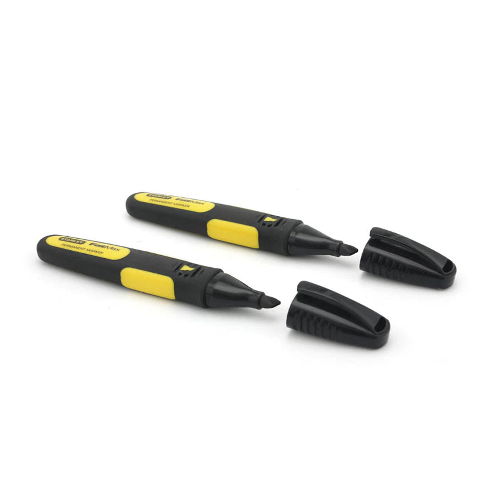 Stanley 0-47-314, marker negru fatmax, permanent cu varf lat