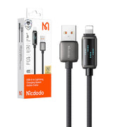 Cumpara acum Mcdodo CA-5250 Cablu USB-A la Lightning, afișaj LED, 1,2 m de la Mesterul Minune