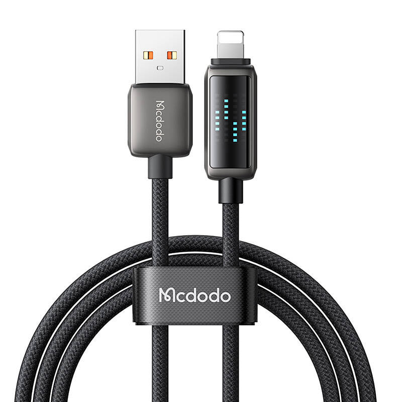 Cumpara acum Mcdodo CA-5250 Cablu USB-A la Lightning, afișaj LED, 1,2 m de la Mesterul Minune