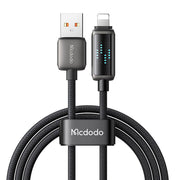 Cumpara acum Mcdodo CA-5250 Cablu USB-A la Lightning, afișaj LED, 1,2 m de la Mesterul Minune