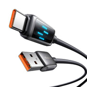 Cumpara acum Mcdodo CA-2350 Cablu USB-A la USB-C, 6A, afișaj LED, 1,2 m de la Mesterul Minune