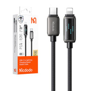 Cumpara acum Mcdodo CA-2630 Cablu USB-C către Lightning, 36W, afișaj LED, 1,2 m de la Mesterul Minune