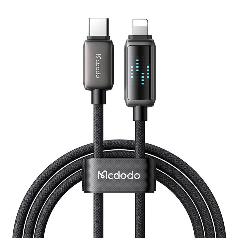 Cumpara acum Mcdodo CA-2630 Cablu USB-C către Lightning, 36W, afișaj LED, 1,2 m de la Mesterul Minune