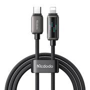Cumpara acum Mcdodo CA-2630 Cablu USB-C către Lightning, 36W, afișaj LED, 1,2 m de la Mesterul Minune