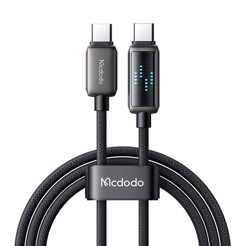 Cumpara acum Mcdodo CA-4250 Cablu USB-C la USB-C, 100W, afișaj LED, 1,2m de la Mesterul Minune