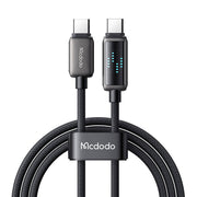 Cumpara acum Mcdodo CA-4250 Cablu USB-C la USB-C, 100W, afișaj LED, 1,2m de la Mesterul Minune