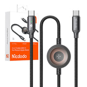 Cumpara acum Mcdodo CA-2580 2-in-1 cablu USB-C + încărcător Apple Watch, 60W, 1.5m de la Mesterul Minune