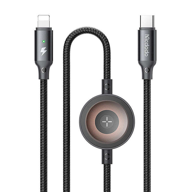 Cumpara acum Mcdodo CA-5680 2-in-1 USB-C la cablu Lightning + încărcător Apple Watch, 36W, 1.5m de la Mesterul Minune