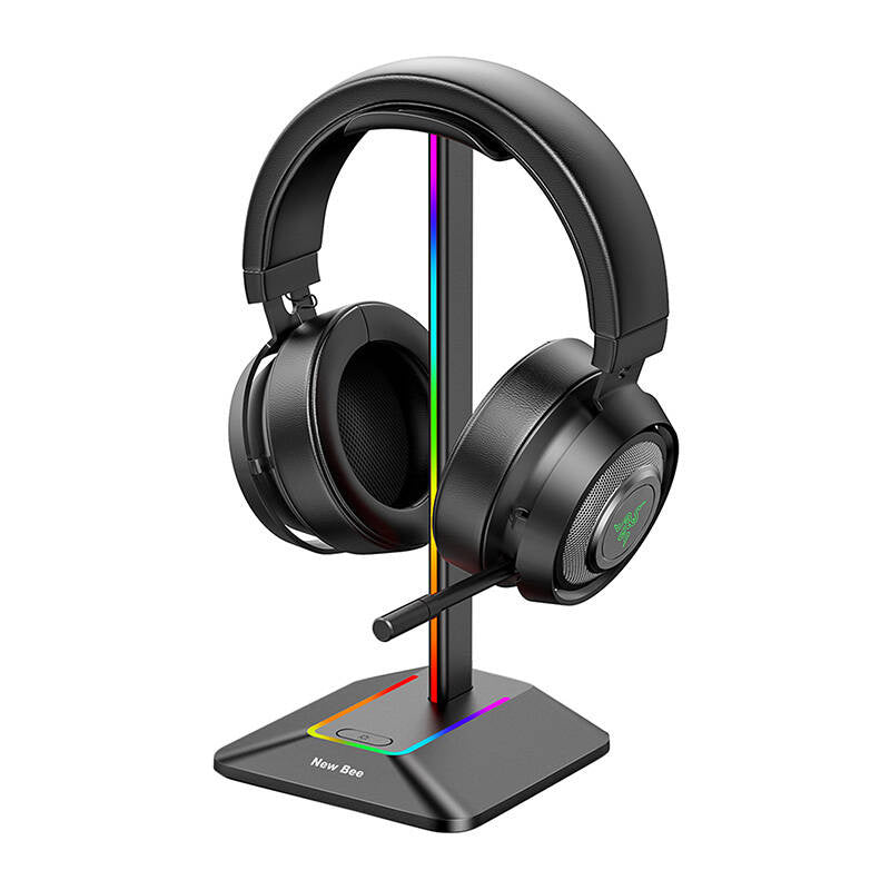Cumpara acum Suport pentru căști cu USB New Bee NB-Z8 RGB de la Mesterul Minune