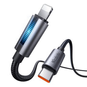 Cumpara acum Mcdodo CA-5710 Cablu USB-C la Lightning cu lumină intermitentă 36W 1,2 m (negru) de la Mesterul Minune