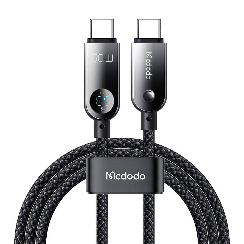 Cumpara acum Mcdodo CA-4780 USB-C la USB-C 60W cablu de date 1.2m (negru) de la Mesterul Minune