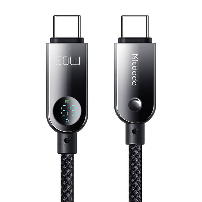 Cumpara acum Mcdodo CA-4780 USB-C la USB-C 60W cablu de date 1.2m (negru) de la Mesterul Minune