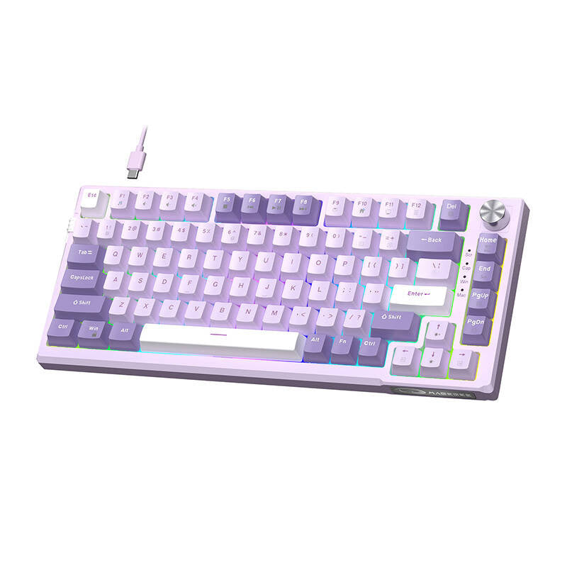Cumpara acum Tastatura mecanică de gaming MageGee SKY81 (mov) de la Mesterul Minune