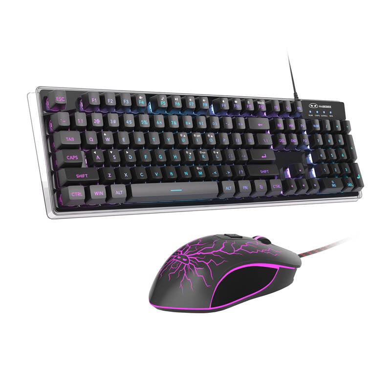 Cumpara acum Set tastatură + mouse cu fir MageGee K1 (negru) de la Mesterul Minune