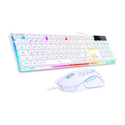 Cumpara acum Set tastatură + mouse cu fir MageGee K1 (alb) de la Mesterul Minune