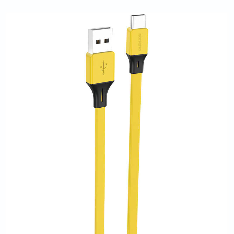 Cumpara acum Foneng X96 Cablu USB-A la USB-C 2.4A, 1m (galben) de la Mesterul Minune