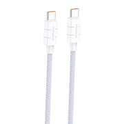 Cumpara acum Foneng XS02 60W USB-C la USB-C cablu, 1.2m (violet) de la Mesterul Minune