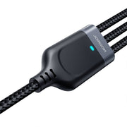 Cumpara acum Cablu multifuncțional USB la USB-C 2x Lightning Micro Joyroom S-A18 de la Mesterul Minune
